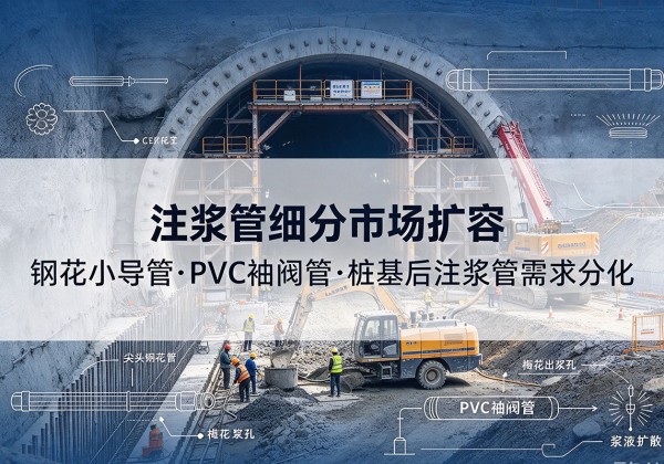呼伦贝尔注浆管细分市场扩容，隧道钢花小导管、PVC 袖阀管、桩基后注浆管需求分化